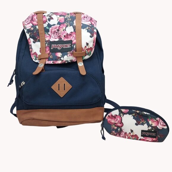 Jansport Baughman Backpack Multi Floral Finesse & Pencil Case 25L Floral Hiking main image 5